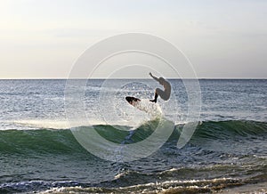 Surfer on sunset