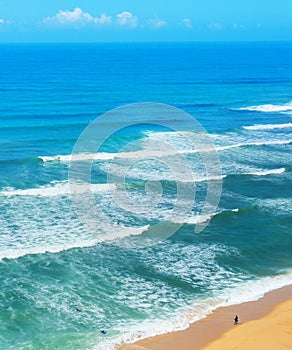 Surfer surf ocean beach Portugal