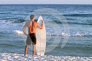 Surfer With Surfboard