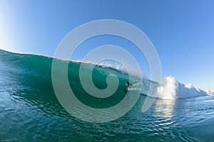 Surfing Surfer Tube Rides Wave Water Action