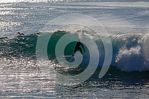 Surfer Wave Pocket Balance