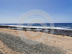 surfers beach tenerife sun waves canary islands