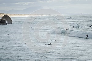 Surfers at lapiste