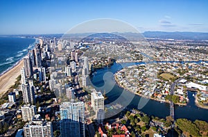 Surfers Paradise, Australia from the air