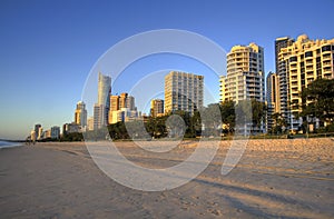 Surfers Paradise Beach Sunrise