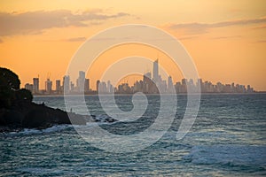 Surfers Paradise at Dusk