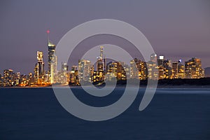 Surfers Paradise At Night