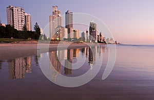 Surfers paradise sunrise