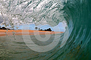 A Surfers View of a Wave