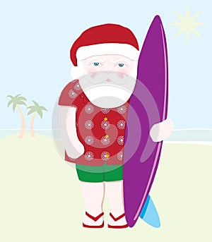 Surfin' Santa photo