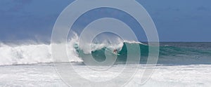 Surfing a big Wave