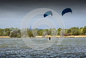 Surfing on the Danube