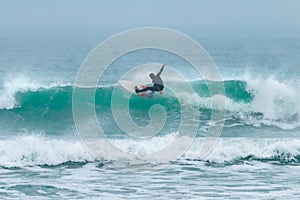 Surfing, Fistral Beach, Newquay, Cornwall