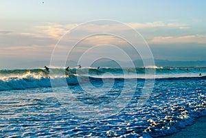 Surfing kuta beach photo