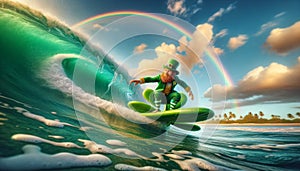 Surfing Leprechaun\'s St. Patrick\'s Celebration