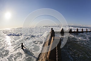 Surfing Ocean Entry Tidal Pool