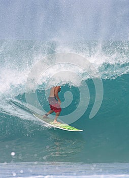 Surfing the Pipeline