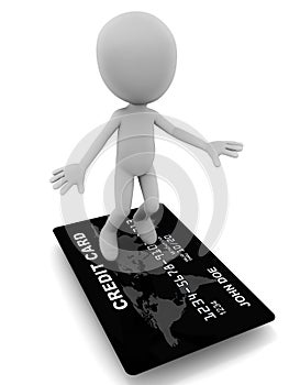 Surfing on plastic money