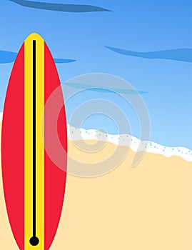 Surfing poster design