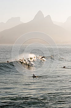 Surfing in Rio de Janeiro
