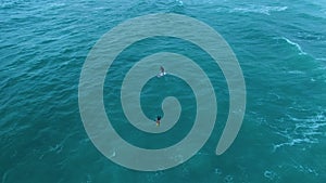 Surfing on Scansanden beach of Lofotens