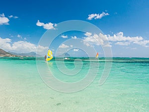Surfing Sugar Beach Resort Mauritius
