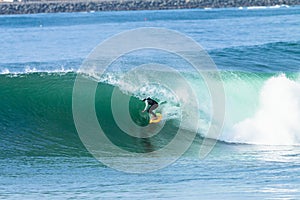 Surfing Surfer Tube Ride Wave