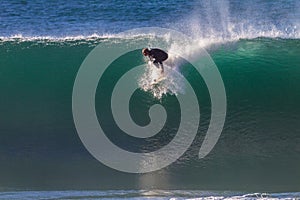 Surfing Take Off Wave