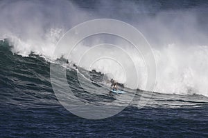 Surfing Waimea