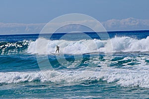 Surfs up at Mollymook beach