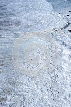 Surge and spume at Cabo de Sao Vicente near Sagres in the Algarve