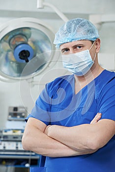 Surgeon doctor in surgery operation room