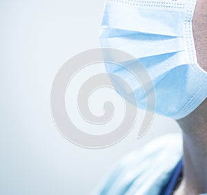 Surgeon in hospital surgery operating room
