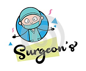 Surgeon Mascot Logo illustration