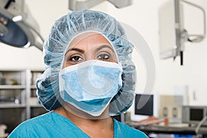 Surgeon in operating theatre