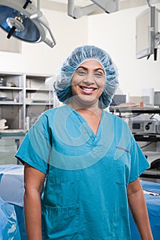 Surgeon in operating theatre