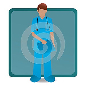 surgeon. Vector illustration decorative design