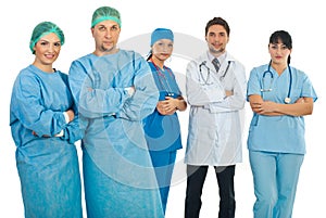 Surgeons and doctors teams