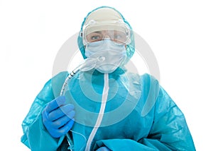 Surgeons performing operation in operation room , Medical team is giving first aid , Doctors in hospital, coronavirus concept