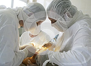 Surgeons at work