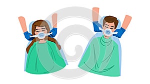 surgery anesthesiologist sedation vector