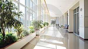 surgery corridor hospital building