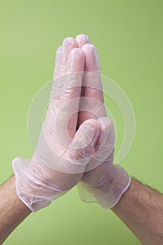 Surgery Doctor Hands In Prayer