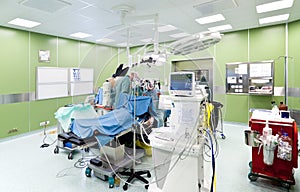 Surgery in operating room