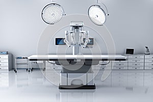 Surgery room with robotic surgery