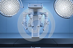 Surgery room with robotic surgery