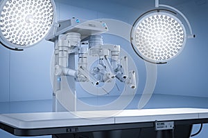Surgery room with robotic surgery