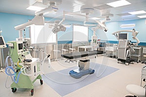 Surgical department, modern air-conditioned medical module photo