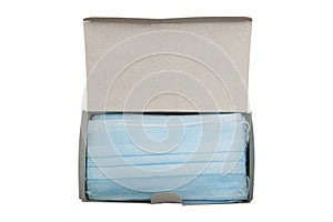 Surgical disposable face mask 3-Ply with earloop - COVID-19 pandemic of coronavirus SARS-CoV-2