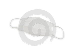 Surgical Ear-Loop Mask on White